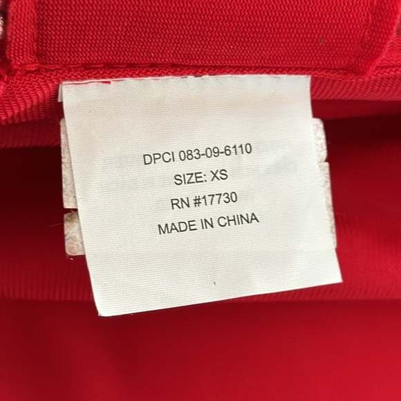 Target Red & Silver Small Dog or Cat Pet Halloween Costume Sz XS - Picture 6 of 7